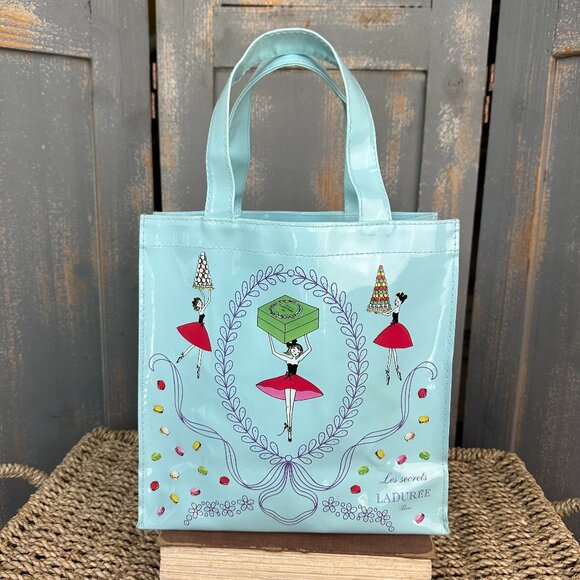 Laduree Paris Les Secrets Macaron Ballerina Tote Bag - Picture 1 of 16